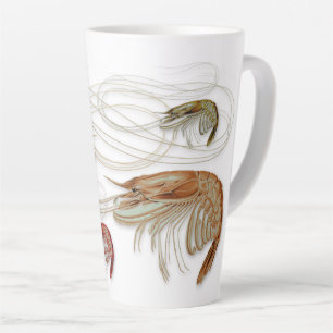 Shrimp Family Große Latte Tasse