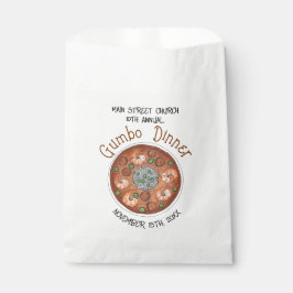 Shrimp Gumbo Stew Louisiana LA New Orleans Food Geschenktütchen