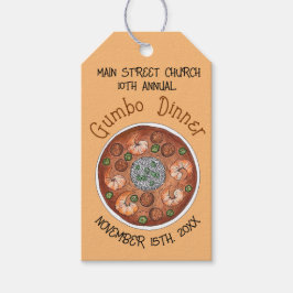 Shrimp Gumbo Stew Louisiana Supper Abendessen Geschenkanhänger