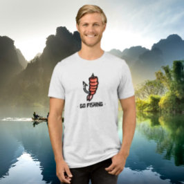 Shrimp Hooked Adventure Tri-Blend Shirt