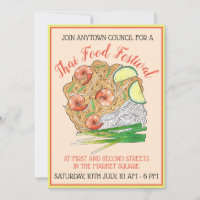 Shrimp Pad Thai Noodles Restaurant