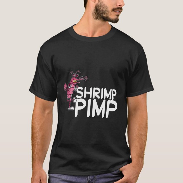 Shrimp Pimp Cherry Neocaridina Aquarium Freshwater T-Shirt (Vorderseite)