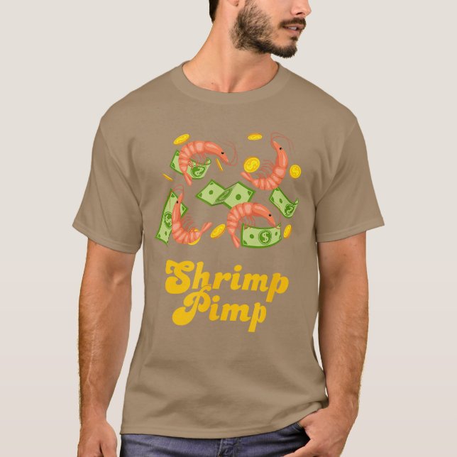 Shrimp Pimp Cherry Shrimp Aquarium Neocaridina fun T-Shirt (Vorderseite)