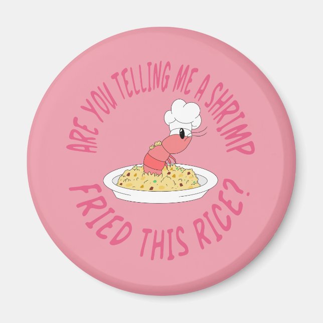 Shrimp-Reis-Magnet Magnet (Vorne)