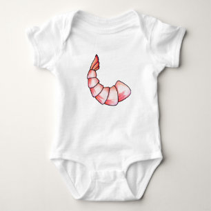 Shrimp-Schwanz Baby Strampler
