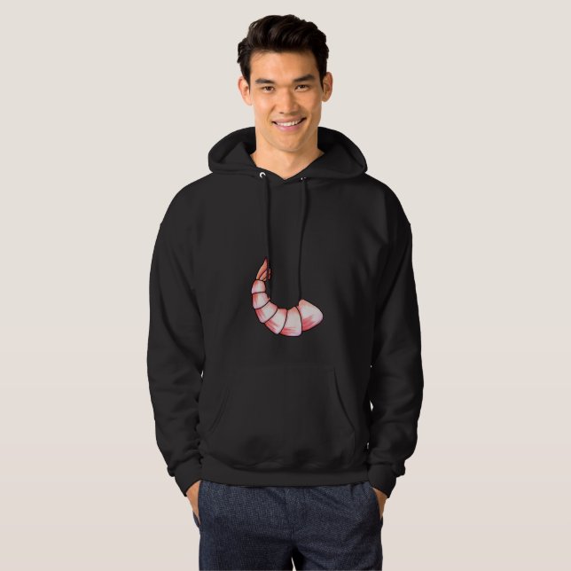 Shrimp-Schwanz Hoodie (Vorne ganz)