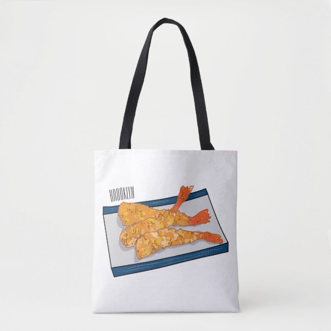 Shrimp tempura Cartoon Illustration (Vorderseite)