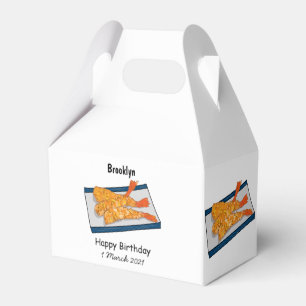 Shrimp tempura Cartoon Illustration Geschenkschachtel