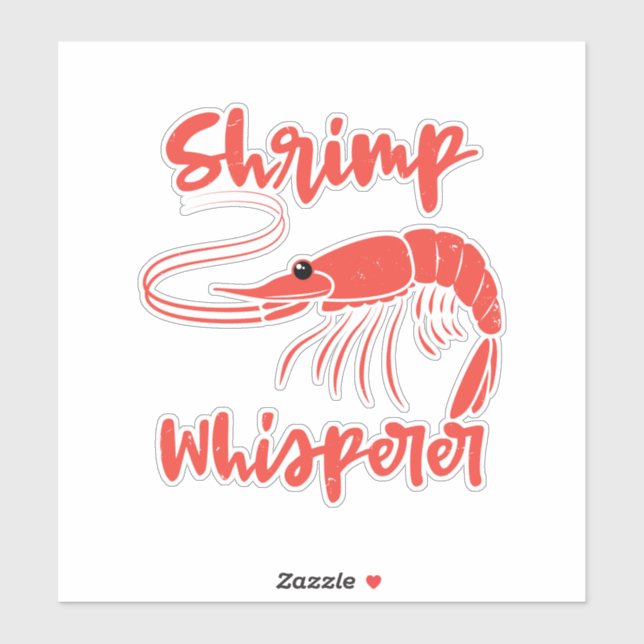 Shrimp Whisperer Seafood Crayfish Hummer Geschenk Aufkleber (Blatt)