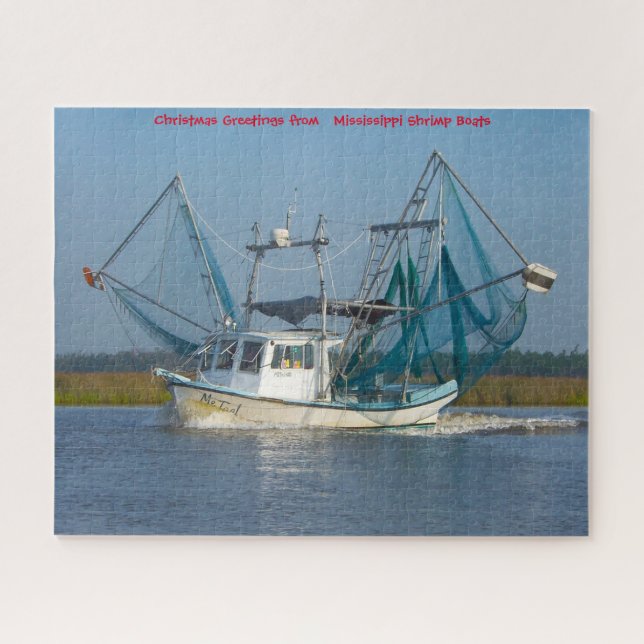 Shrimpenboot Mississippi. Jigsaw Puzzle (Horizontal)