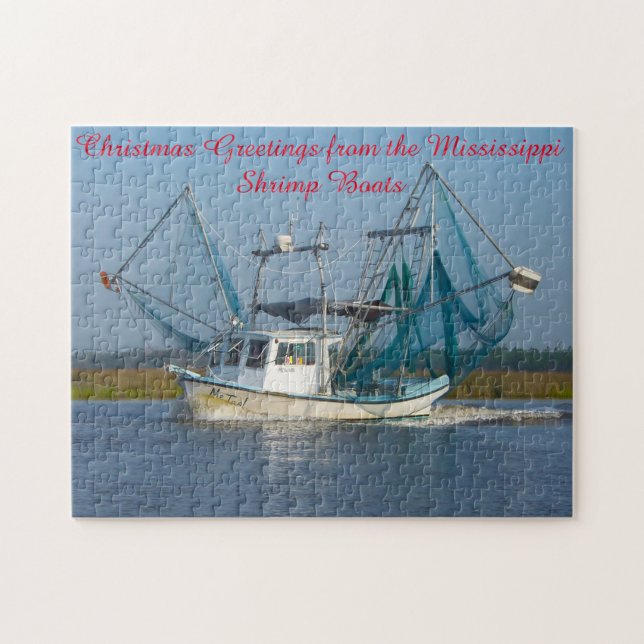Shrimpenboot Mississippi. Puzzle (Horizontal)