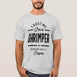 Shrimper Job Title T-Shirt Geschenkgutscheine Männ