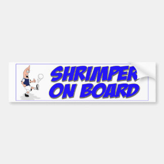 Shrimper-Sticker Autoaufkleber