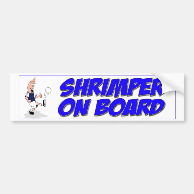 Shrimper-Sticker Autoaufkleber (Vorne)