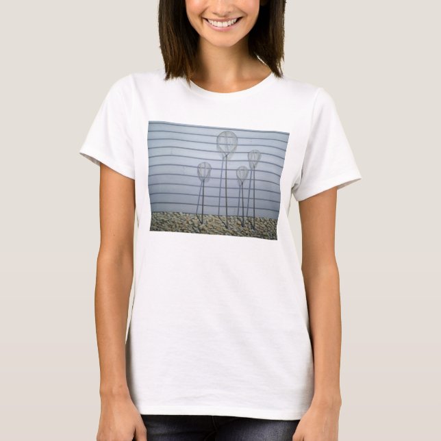 Shrimping Netze T-Shirt (Vorderseite)