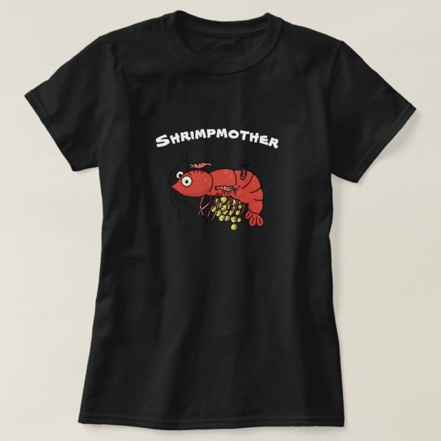 Shrimpmutter-T - Shirt mit Berried Shrimp (Design vorne)