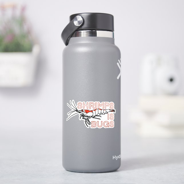 SHRIMPS IST BUGS - NEOCARIDINA AUFKLEBER (HydroFlask)