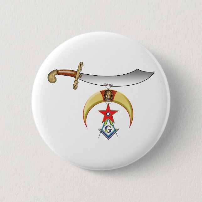 Shrine Mason Button (Vorderseite)