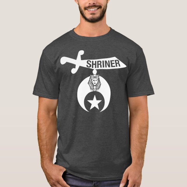 Shriner Mason Lodge Freemason Emblem T-Shirt (Vorderseite)