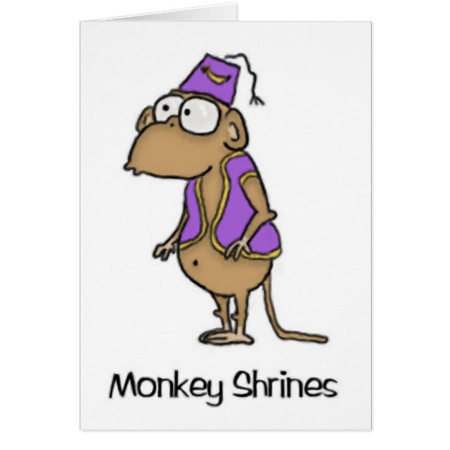 Shriner Monkey Card (Vorne)