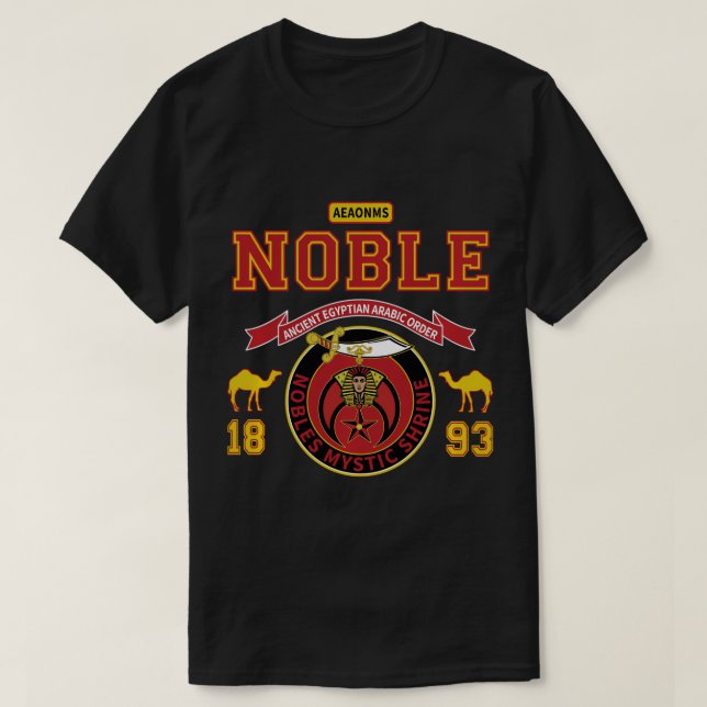 Shriner Noble AEAONMS 1893 Mason PH Shriner Parent T-Shirt (Design vorne)