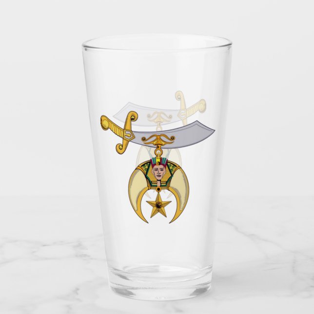 SHRINERS GLASS GLAS (Vorderseite)