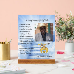 Shriners Mason Memorial Foto Acrylschild