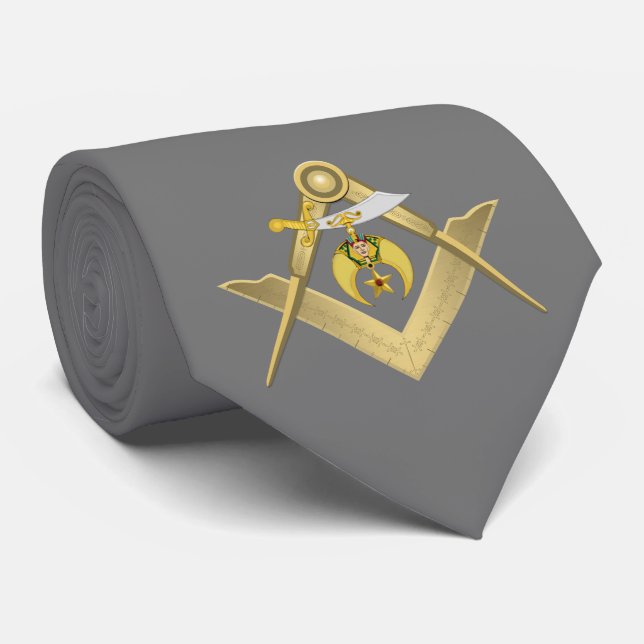 Shriners Masonic Krawatte (Gerollt)