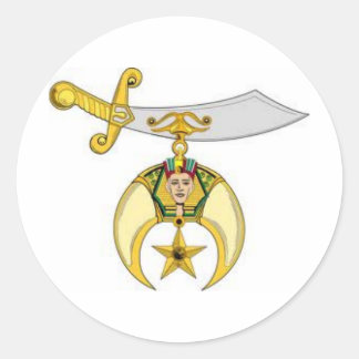 Shriners Products Runder Aufkleber