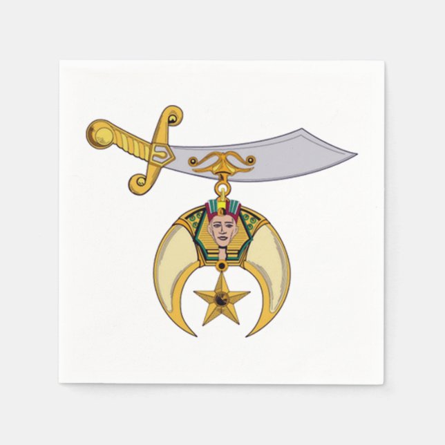 Shriners Serviette (Vorderseite)