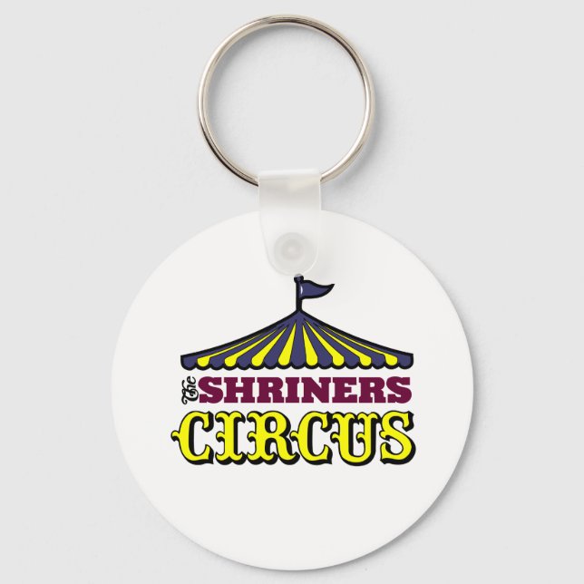 Shriners Zirkus Schlüsselanhänger (Vorderseite)