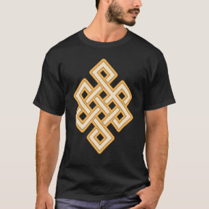 Shrivatsa Buddhist Mystical Knot Viel Glück Ashtam T-Shirt