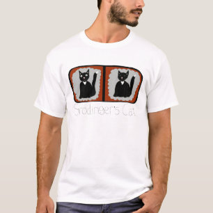 Shrodinger Katzen-Wissenschafts-Cartoon T-Shirt