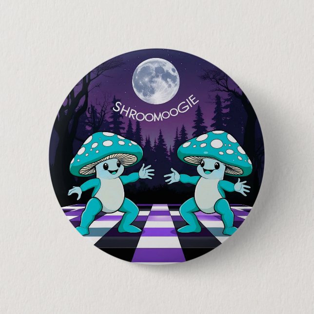Shroom Boogie Abzeichen Button (Vorderseite)