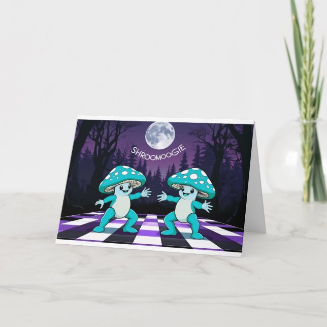Shroom Boogie Tshirt Karte (Vorderseite)