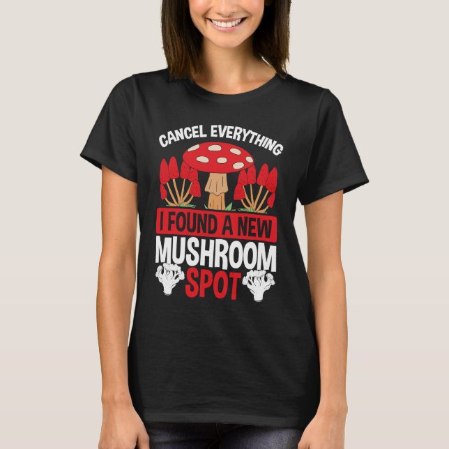 Shroom Collector fand neues Mushroom Spot Collecti T-Shirt (Vorderseite)