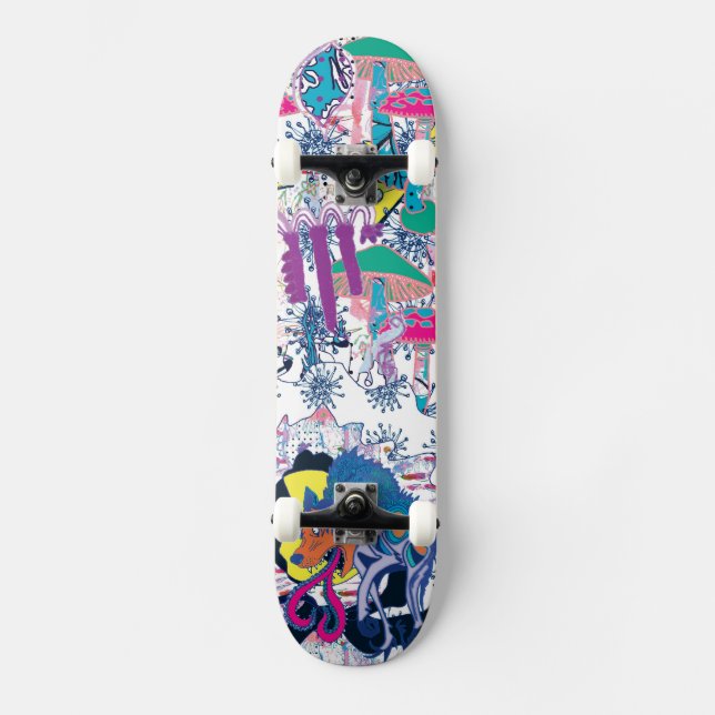 Shroom Paradies Skateboard (Vorderseite)
