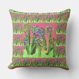 Shrubby Pattern Blooms Kissen