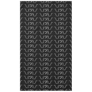 Shrug Emoticon Ø\_(ツ_/ Ø Japanisch Kaomoji Tischdecke