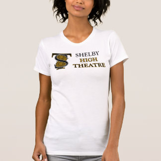 SHS Theater Volles Logo V Nacken T-Shirt