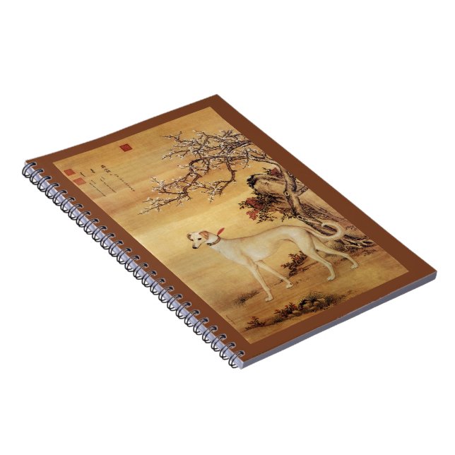 Shuanghuayao~霜 花 ~Greyhound ~Giuseppe Castiglione~ Notizblock (Rechte Seite)