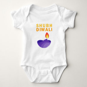 Shubh Diwali Baby Strampler