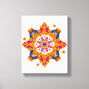 Shubh Diwali Traditionelle indische Wall Art Leinwanddruck