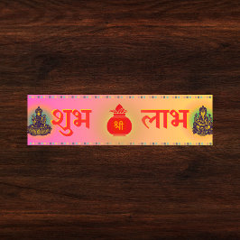 Shubh Labh Hindu-Symbol für Frieden und Wohlstand Autoaufkleber
