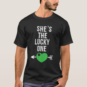 Shucky Onen Romantic St Patricks Design T-Shirt