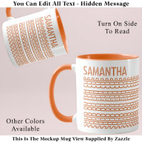 Shud Du Fuh Cup & Name Versteckte Nachricht 138OW 