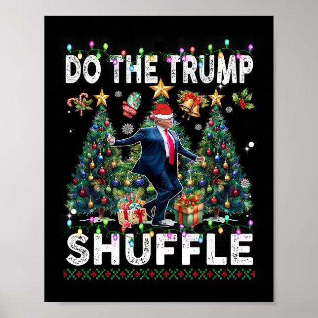 Shuffle Political Humor Dance Fun Poster (Vorne)