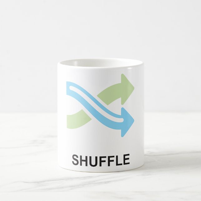 Shuffle-Symbol Kaffeetasse (Von Creator hochgeladen)