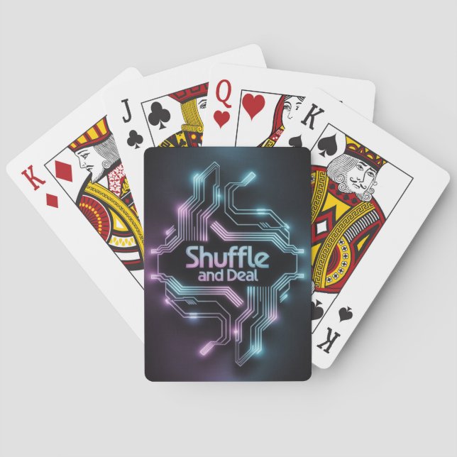 Shuffle und Deal Playing Cards Spielkarten (Rückseite)