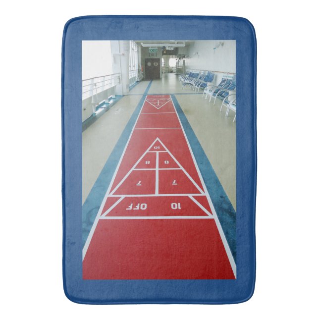 Shuffleboard an Bord Badematte (Vorderseite Vertikal)